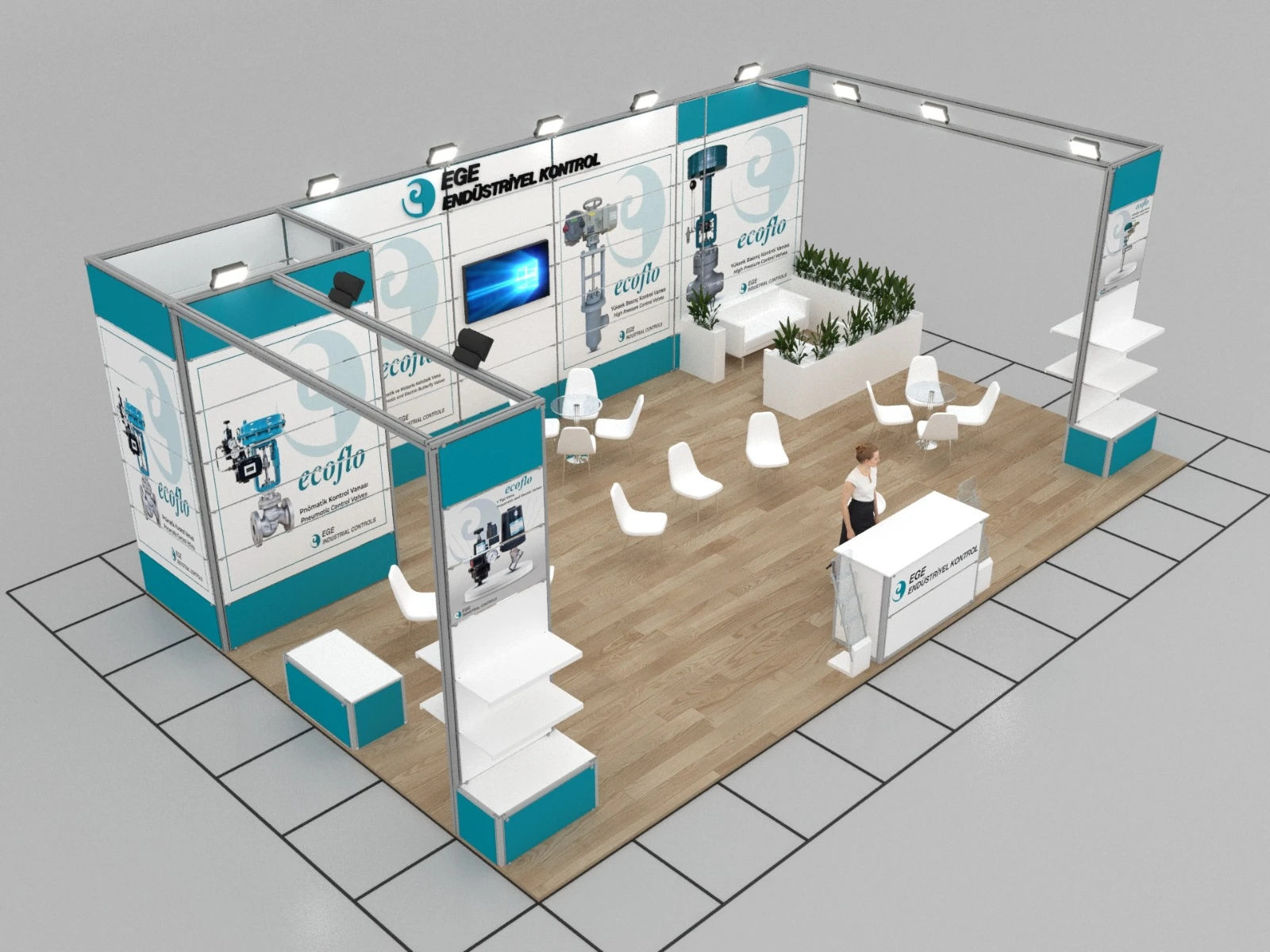 Ege Endüstriyel MCA World fuar standı 1