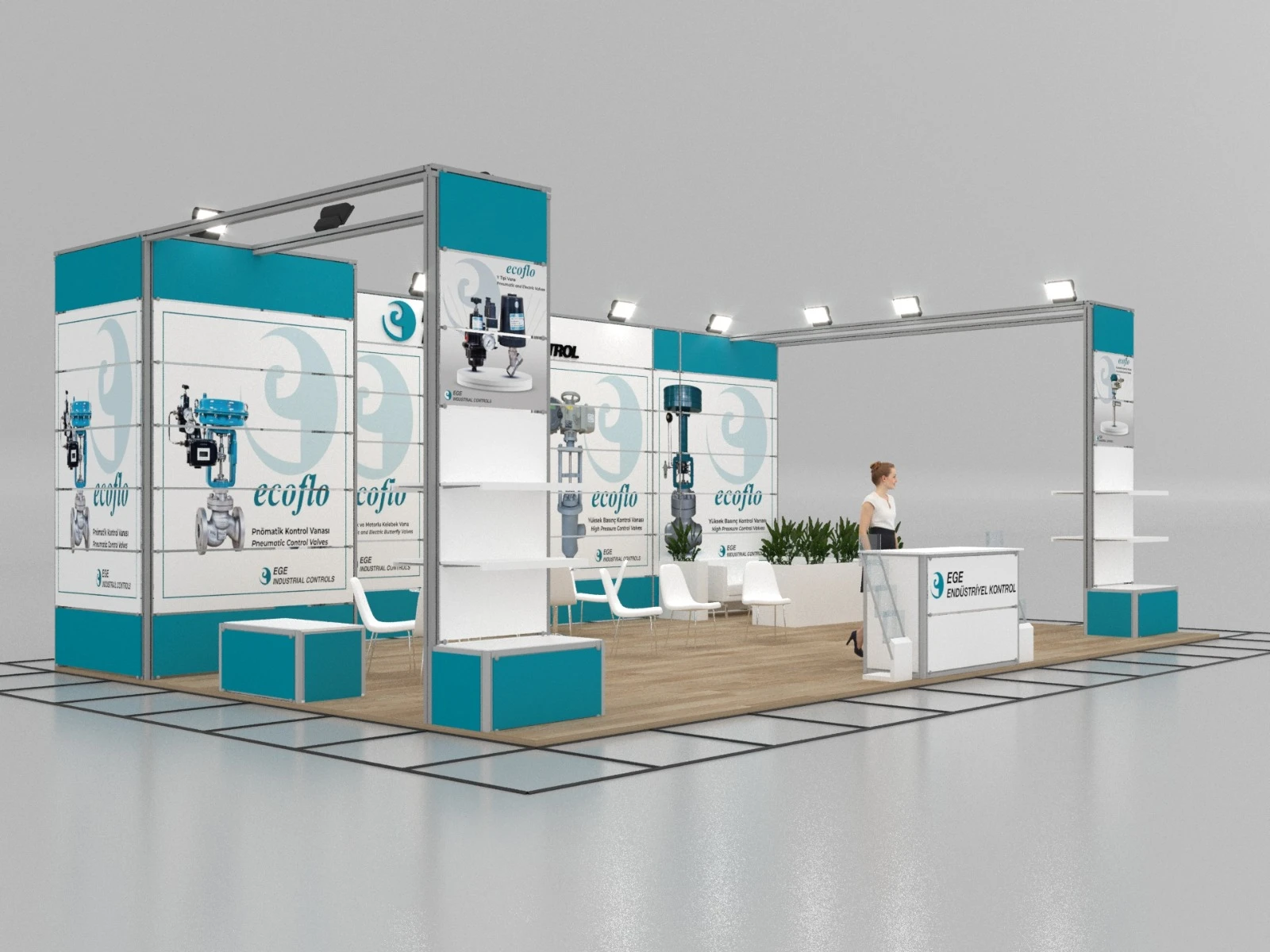 Ege Endüstriyel MCA World fuar standı 3